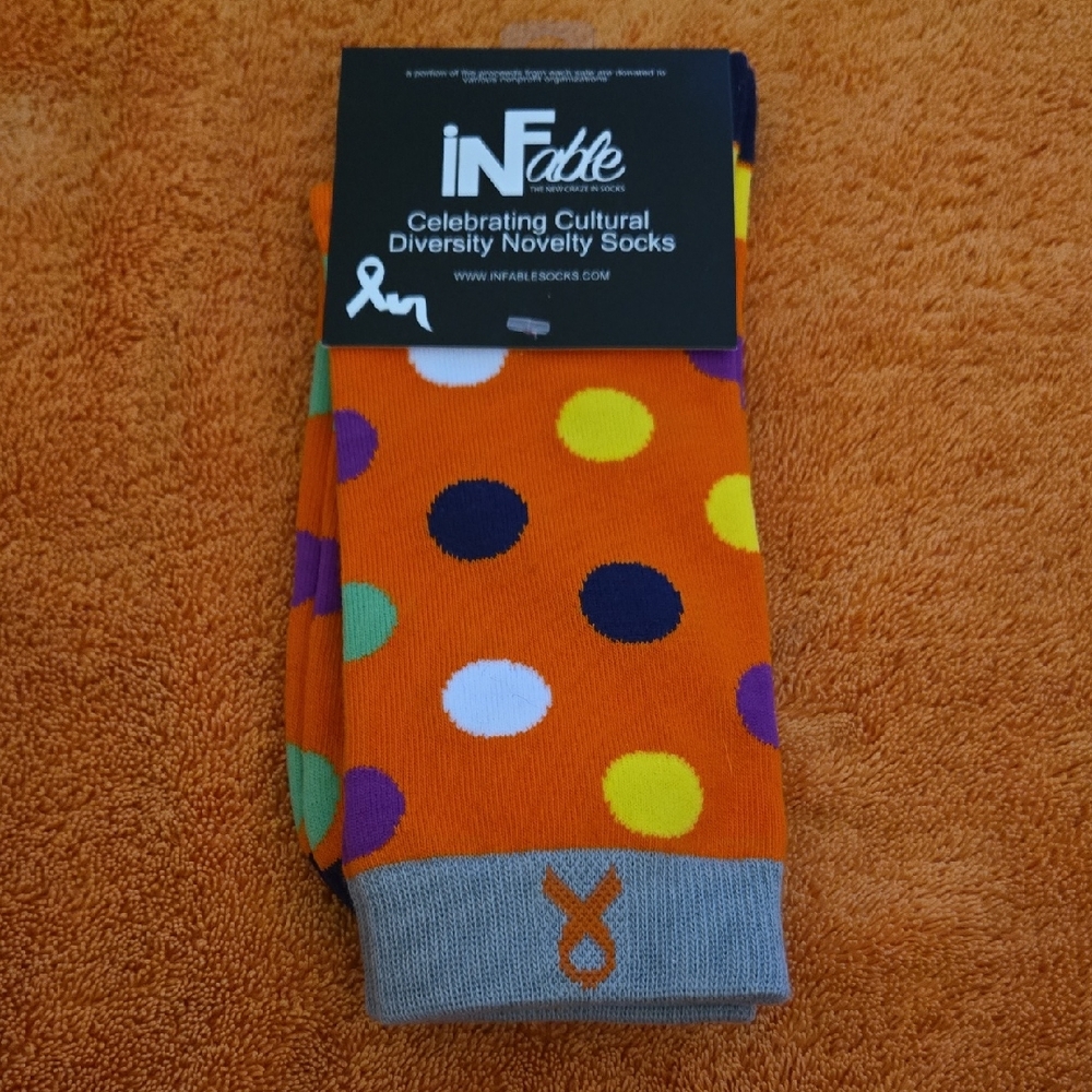 Able Multicolor Polka Dot Socks